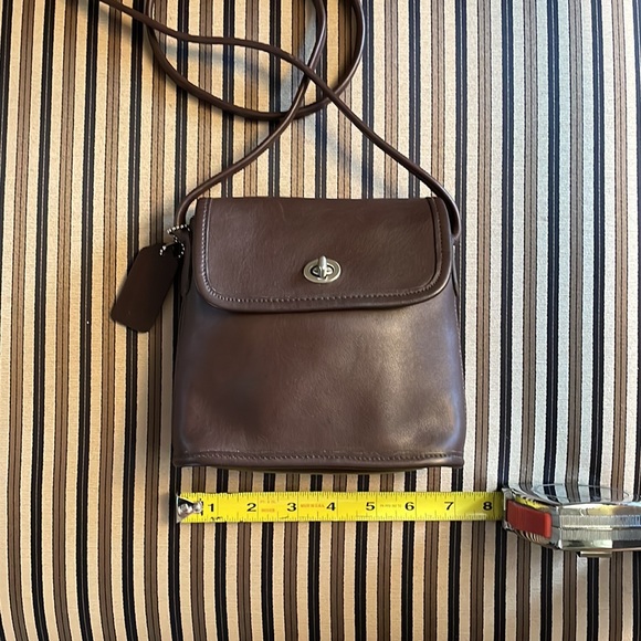 Vintage Coach TANGO flap 9049 mahogany with nickel - Picture 3 of 14